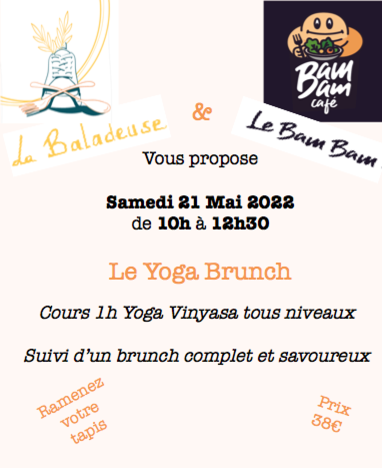 Yoga Brunch Chez Bam Bam Café